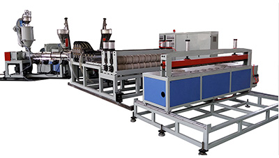 PVC wavy board extrusion line